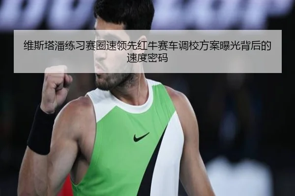 维斯塔潘练习赛圈速领先红牛赛车调校方案曝光背后的速度密码